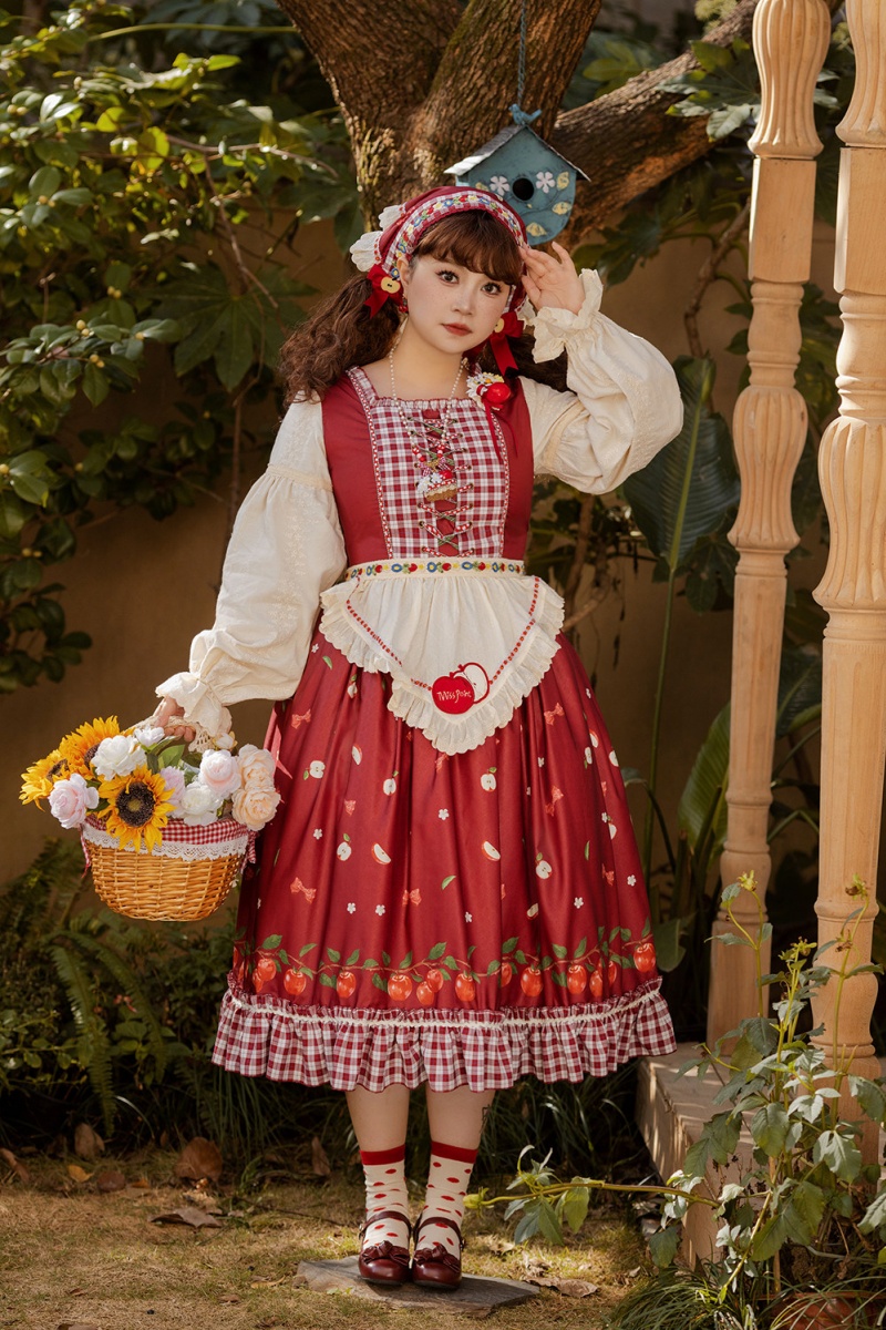 Miss Point Apple Grove Dirndl Dress- My Lolita Dress