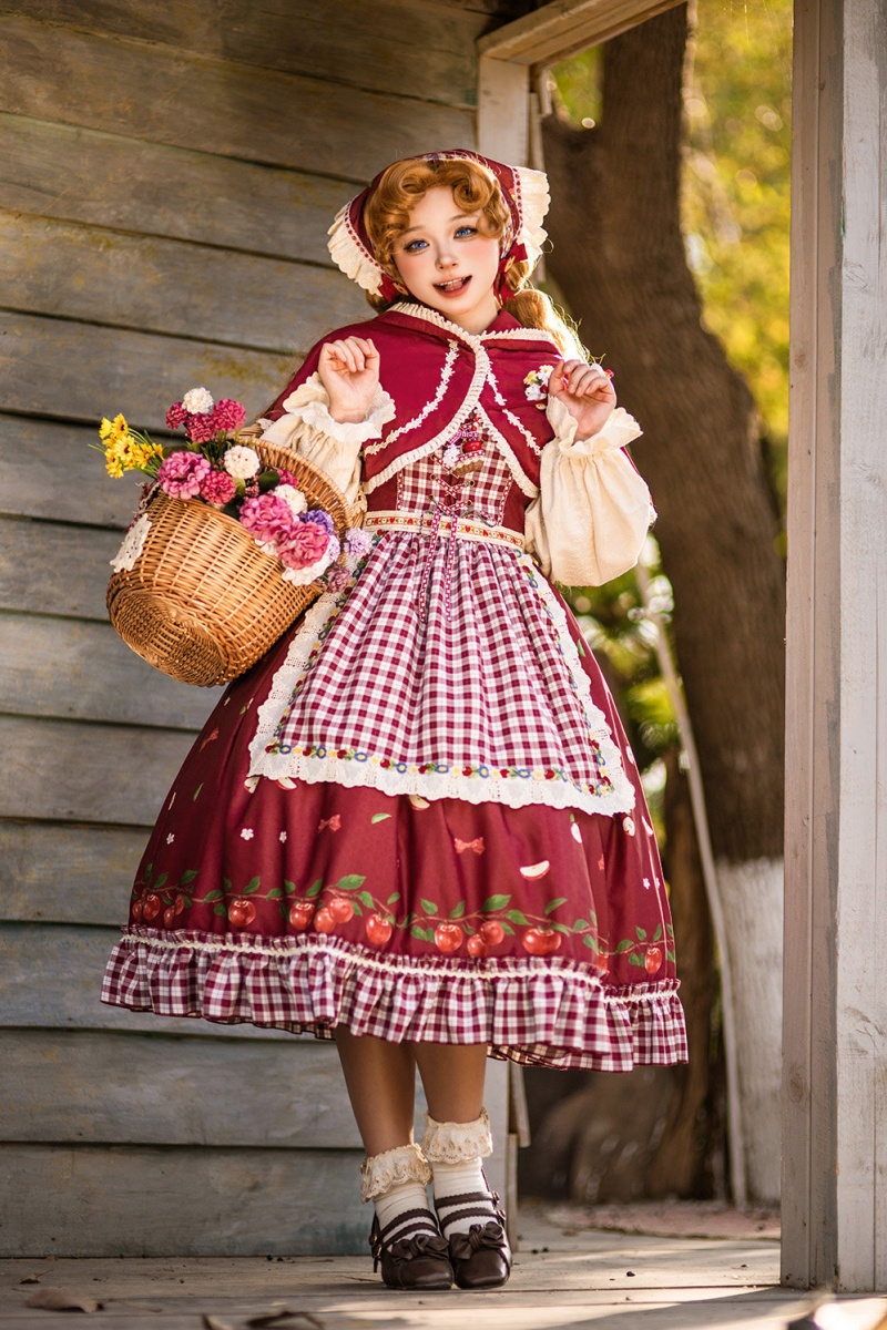 Miss Point Apple Grove Dirndl Dress- My Lolita Dress