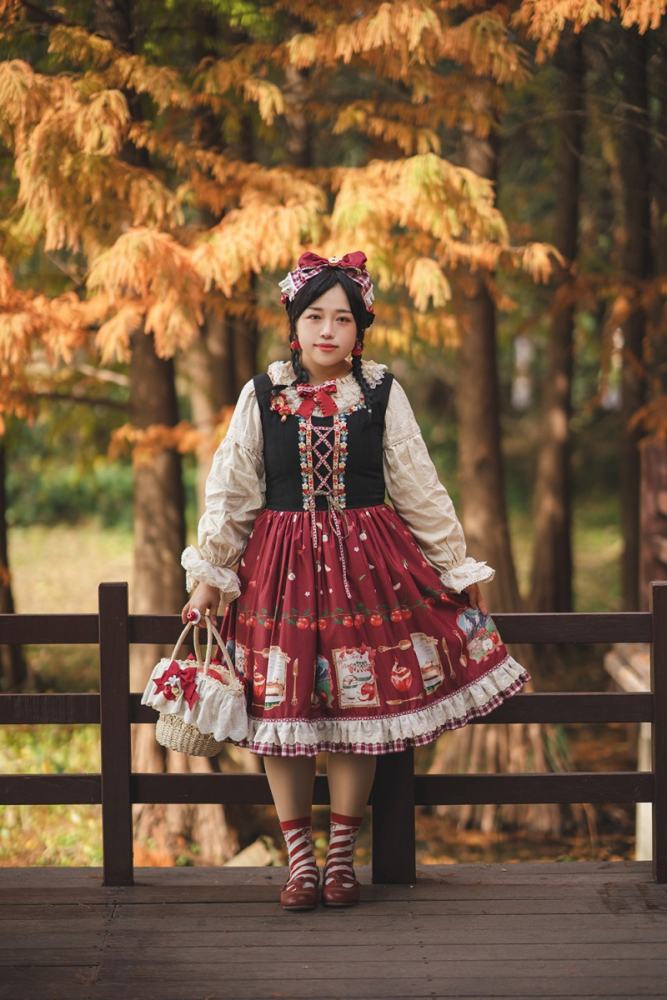 Miss Point Apple Grove Dirndl Dress Lolita Jumpers