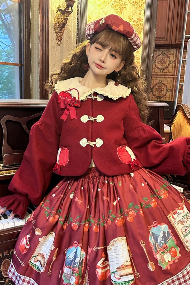 Miss Point Apple Grove Double-sides Wear Lolita Skirt