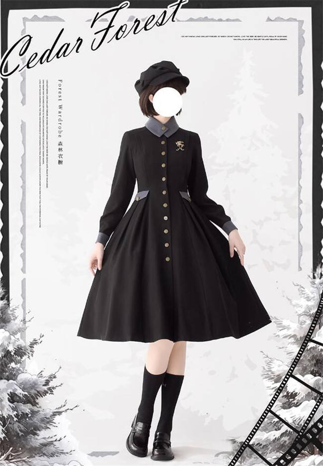 Forest Wardrobe Cedar Forest Lolita Cape Coat