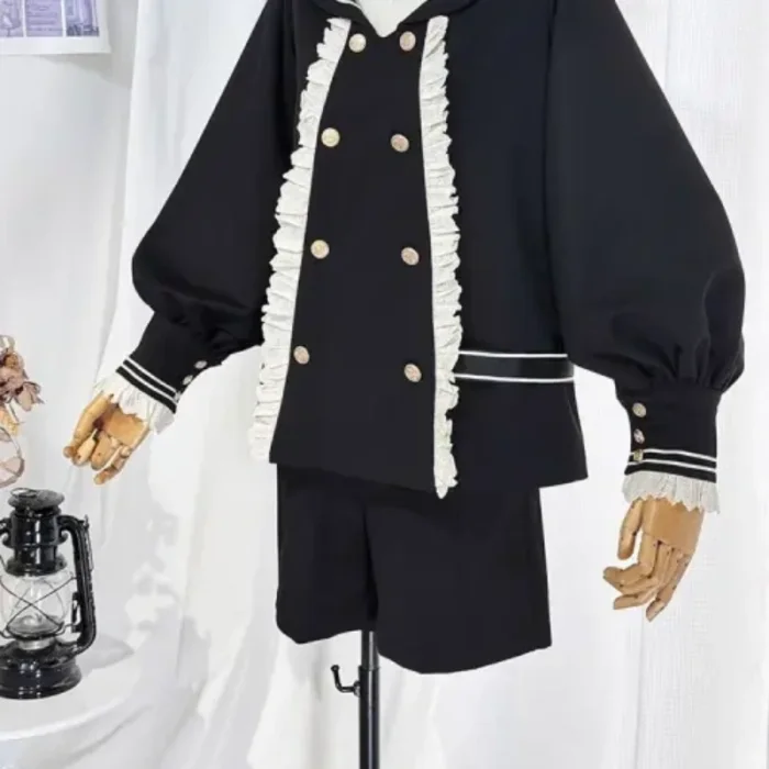 Castle Too ~Misty City~ Ouji Lolita Coat and Short Pants