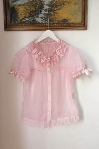 White Bird ～Romantic Castle～ Lolita Short Sleeve Blouse