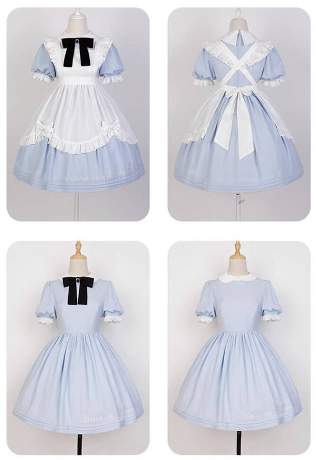 Unchartde Stars Alice in Wonderland Lolita OP and Apron