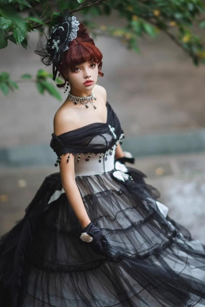 Plus Size Aphrodite Gothic Lolita Wedding Dress