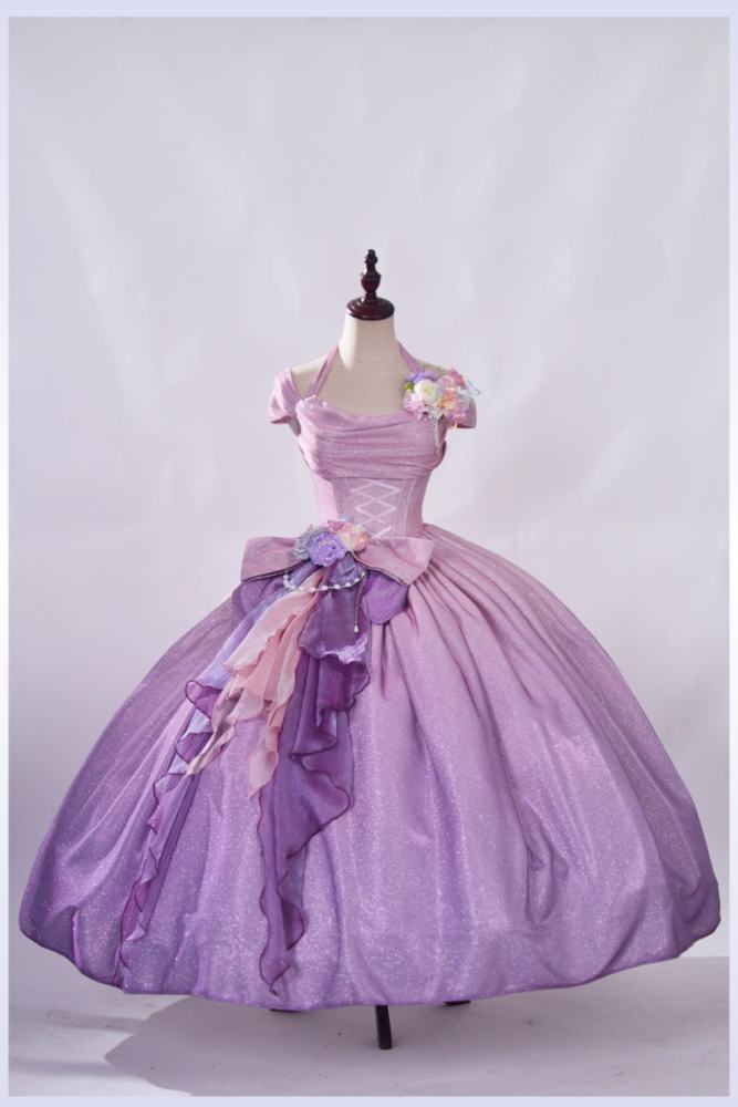 Rose Ruins Floor Length Sweet Formal Dress
