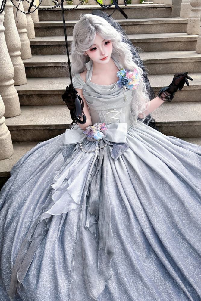 Rose Ruins Floor Length Sweet Formal Dress