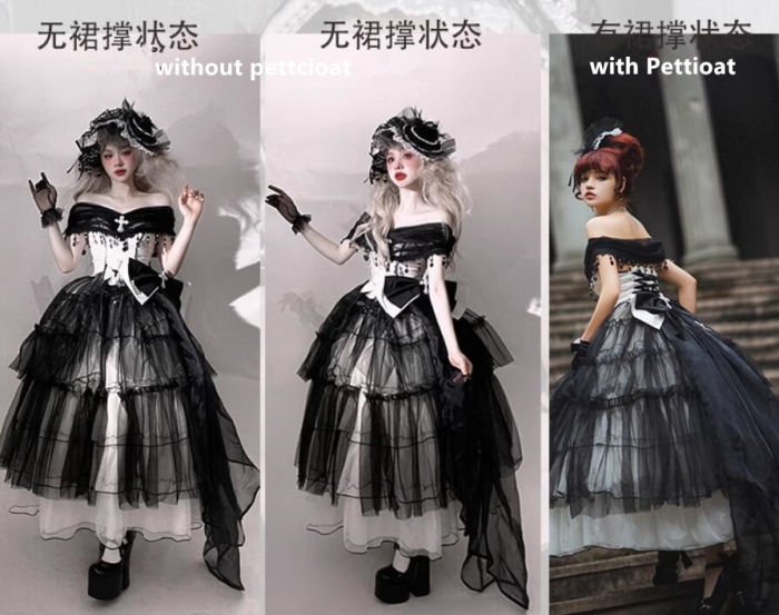 Plus Size Aphrodite Gothic Lolita Wedding Dress