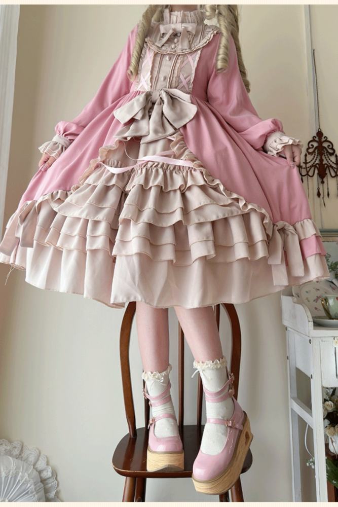 Vintage Plus Size Lolita Dress One Piece