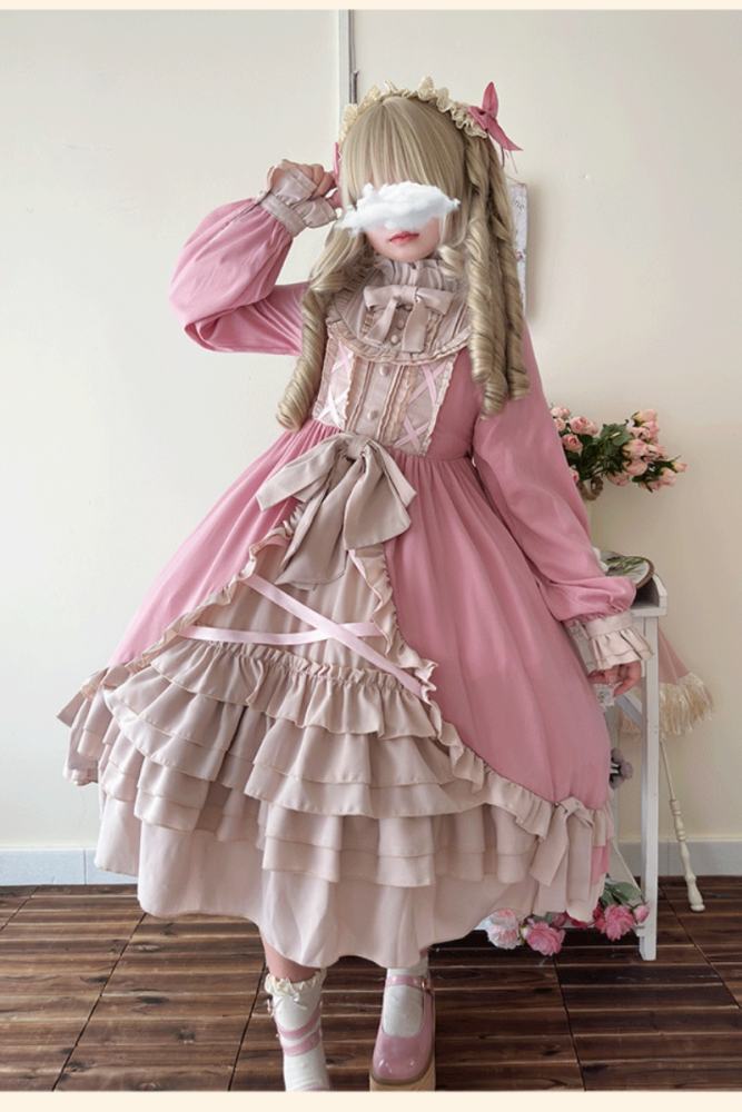 Vintage Plus Size Lolita Dress One Piece
