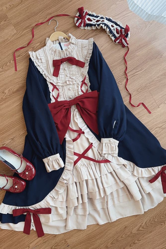 Vintage Plus Size Lolita Dress One Piece