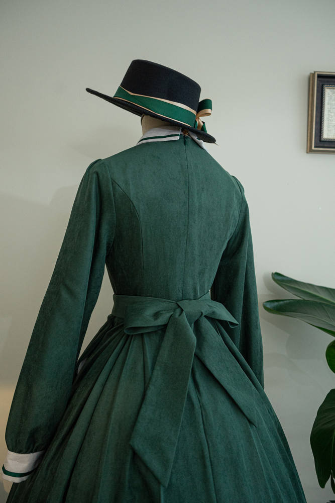 Miss Point Golden Movement College Lolita Dress One Piece Green XL In Stock