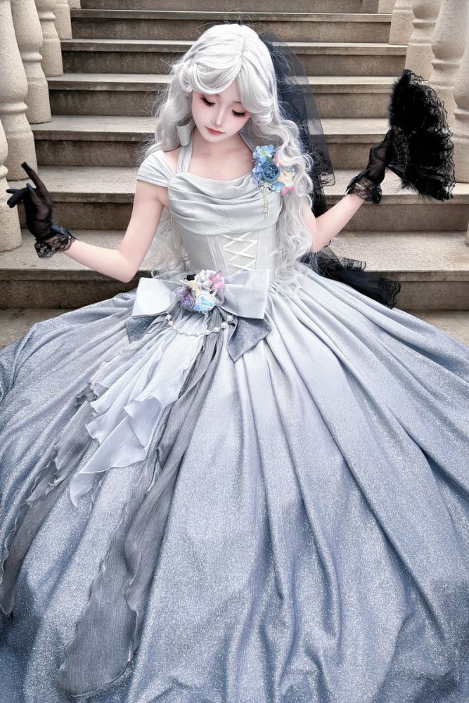 Rose Ruins Floor Length Sweet Formal Dress