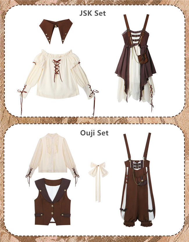 Pirate's Guide Ouji Lolita Set and JSK Set