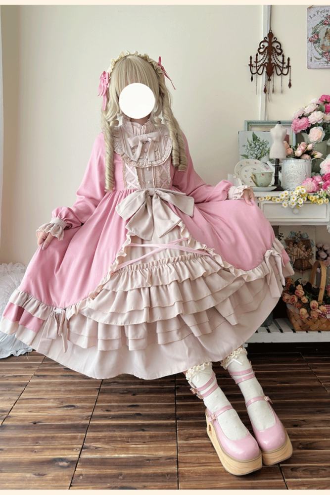 Vintage Plus Size Lolita Dress One Piece