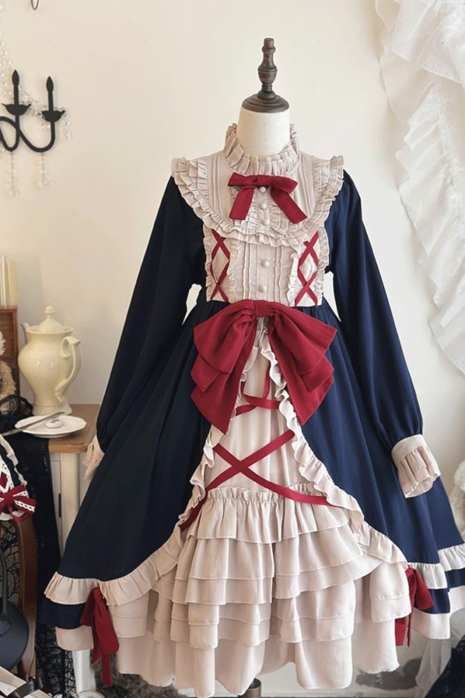 Vintage Plus Size Lolita Dress One Piece
