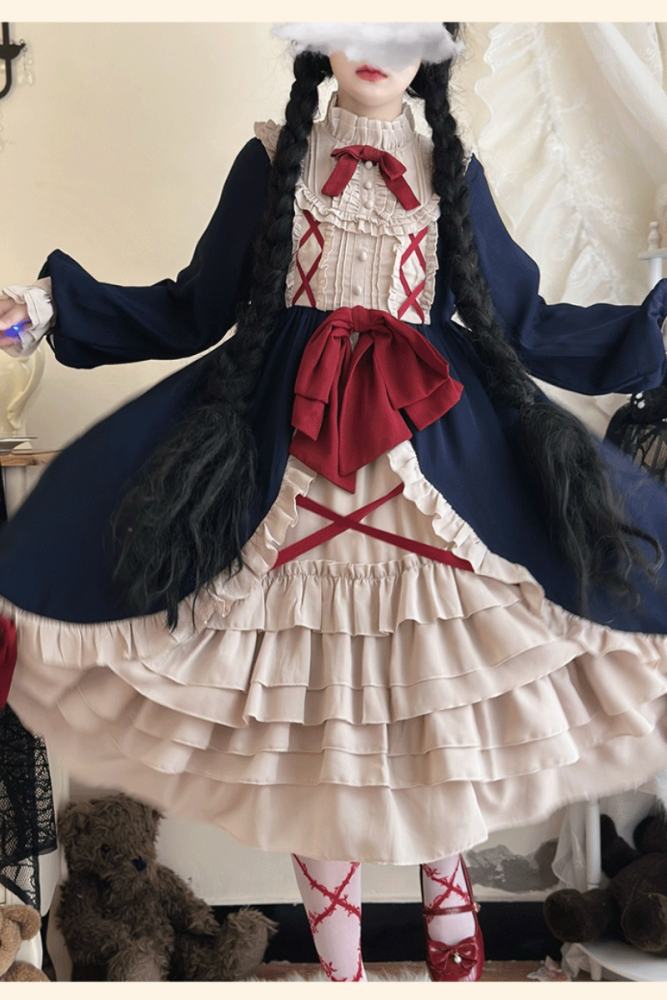 Vintage Plus Size Lolita Dress One Piece