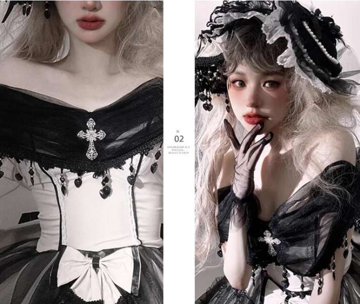 Plus Size Aphrodite Gothic Lolita Wedding Dress