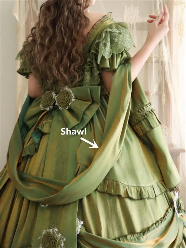 Meowing and Fruity Tana Manor Vintage Lolita Wedding Dress
