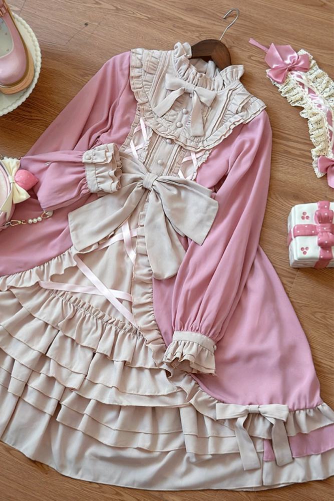 Vintage Plus Size Lolita Dress One Piece