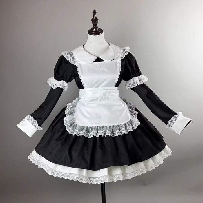 Plus Size Alice Dreamland Maid Lolita Dress and Apron