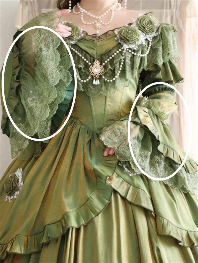 Meowing and Fruity Tana Manor Vintage Lolita Wedding Dress