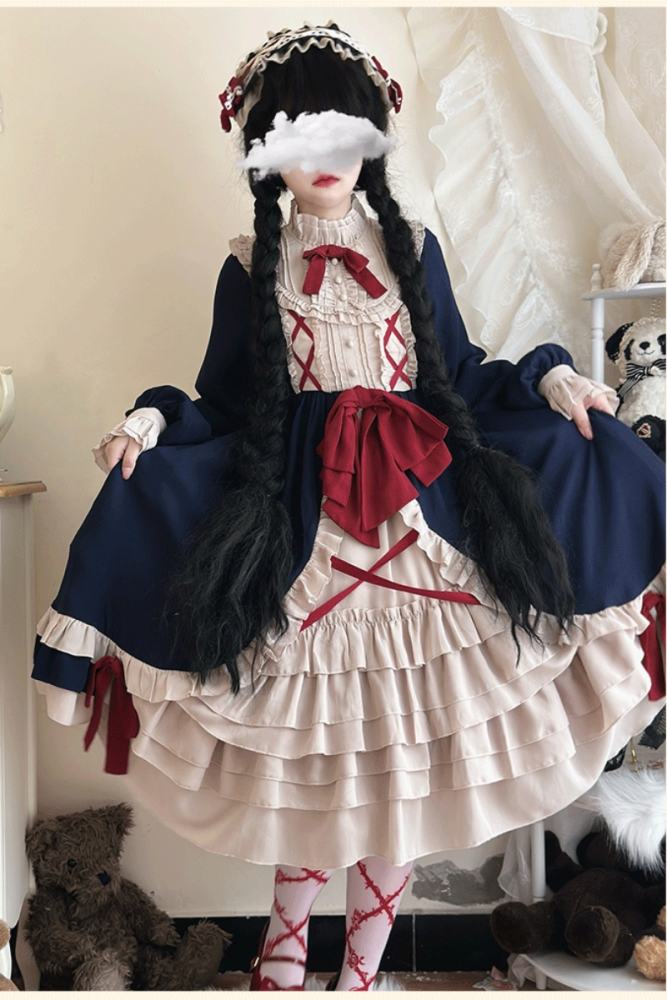 Vintage Plus Size Lolita Dress One Piece