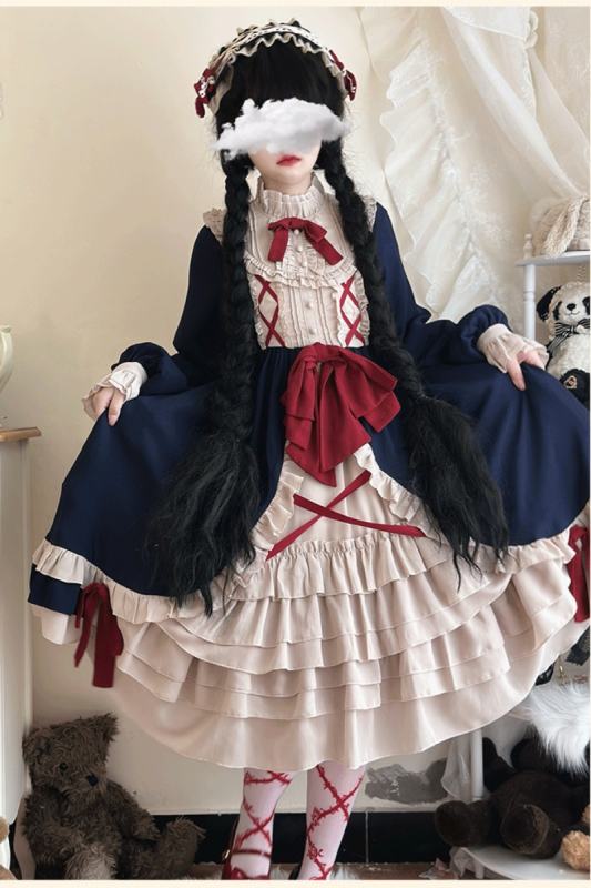 Vintage Plus Size Lolita Dress One Piece