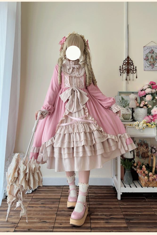 Vintage Plus Size Lolita Dress One Piece