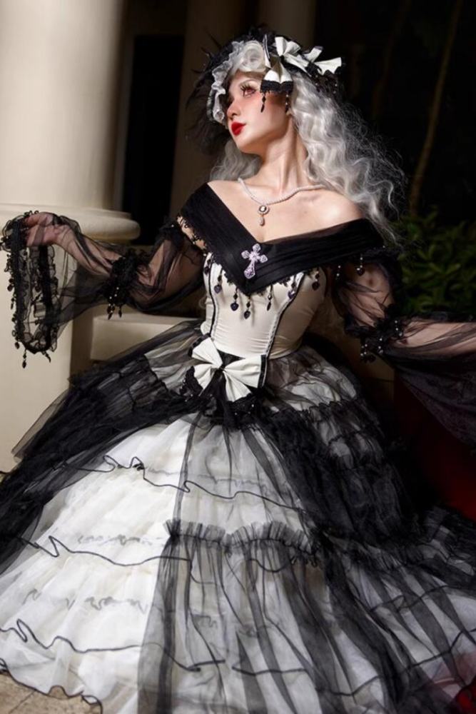Plus Size Aphrodite Gothic Lolita Wedding Dress