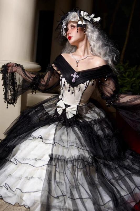 Plus Size Aphrodite Gothic Lolita Wedding Dress
