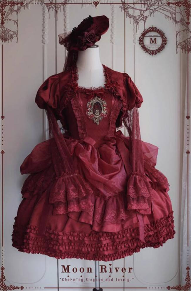 Moon River Spider Nest Gothic Lolita Dress