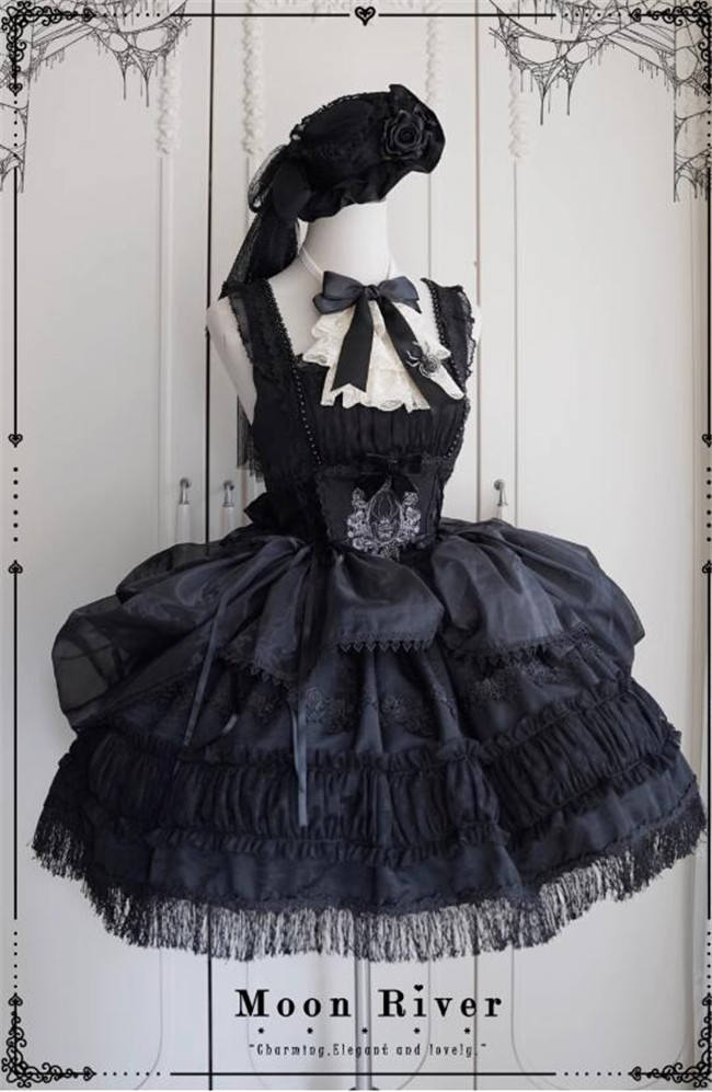 Moon River Spider Nest Gothic Lolita Dress