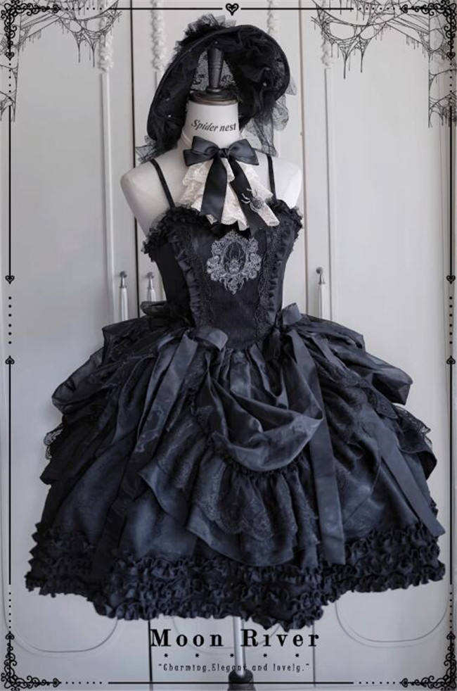 Moon River Spider Nest Gothic Lolita Dress