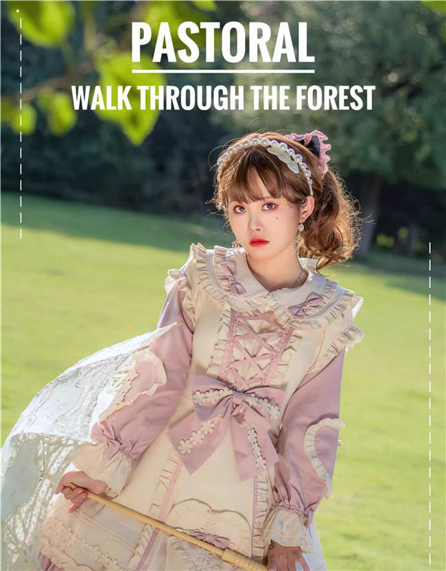 Pastoral Daily Wear Lolita Dress Plus Size