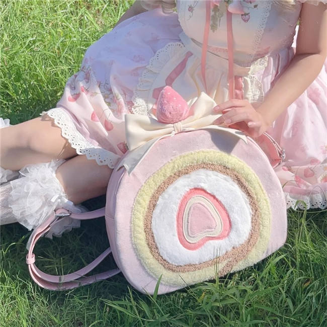 Strawberry Roll Cake Lolita Bags