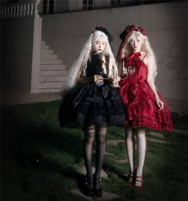 Moon River Spider Nest Gothic Lolita Dress