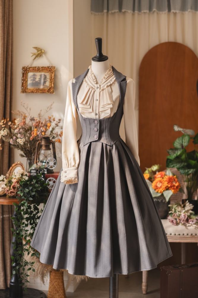 Forest Wardrobe Forest Knows Fall Corset Lolita Dress and Blouse