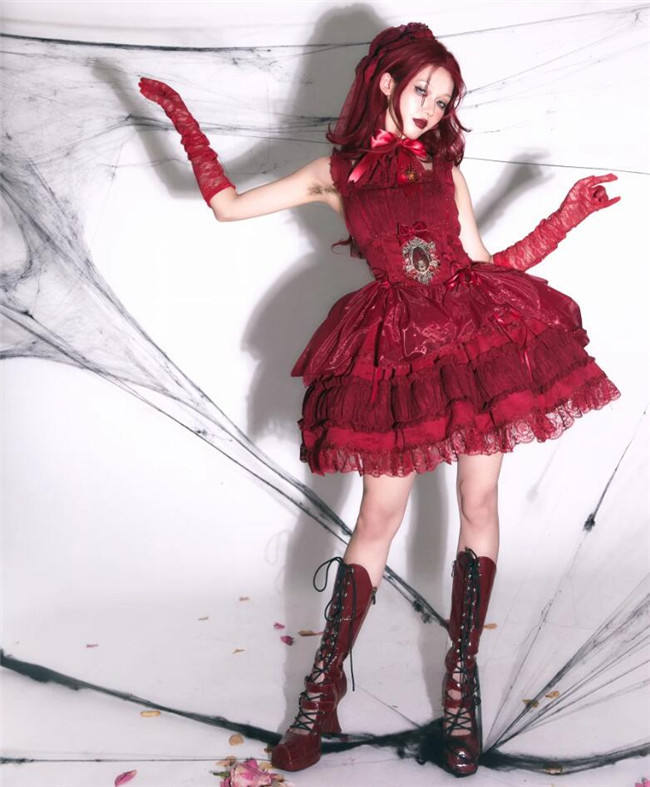 Moon River Spider Nest Gothic Lolita Dress