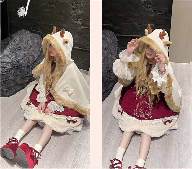 Winter Deer Lolita Cape Wine and White
