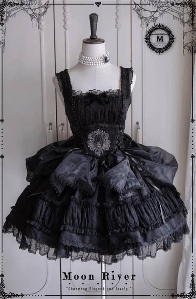 Moon River Spider Nest Gothic Lolita Dress