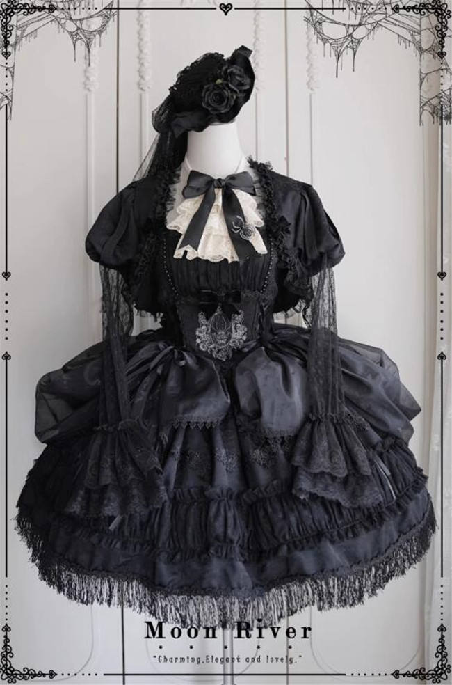 Moon River Spider Nest Gothic Lolita Dress