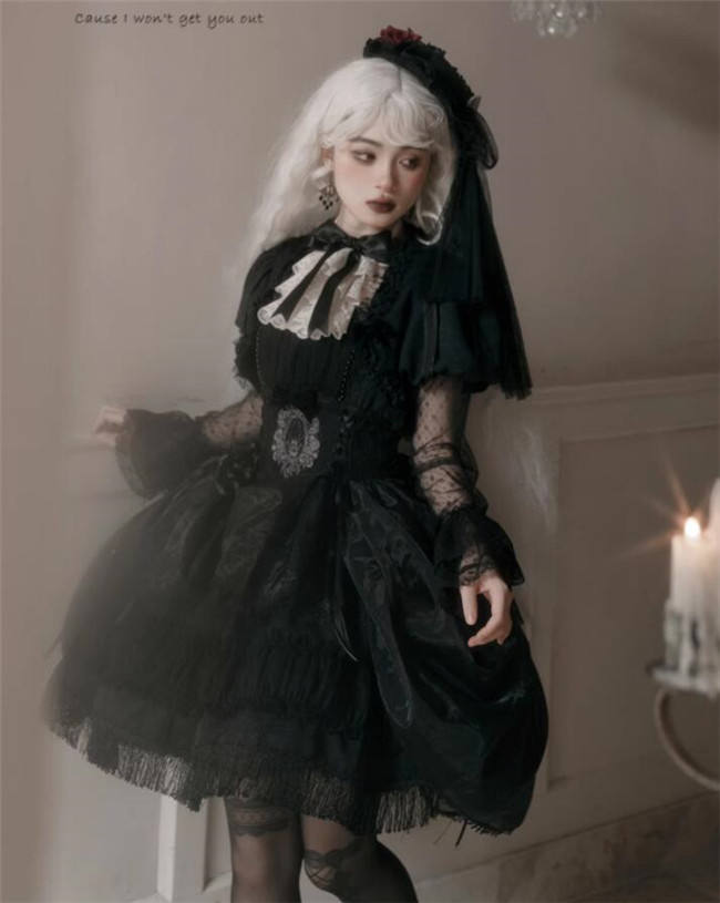 Moon River Spider Nest Gothic Lolita Dress