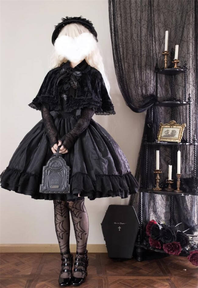 Moon River Spider Nest Gothic Lolita Dress