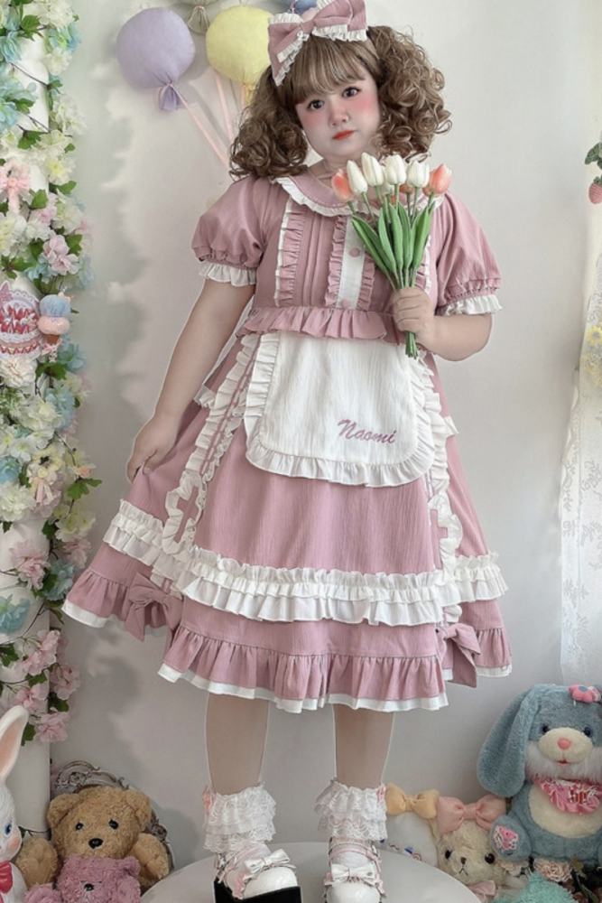 Little Nurse Plus Size Dress 4 Colors