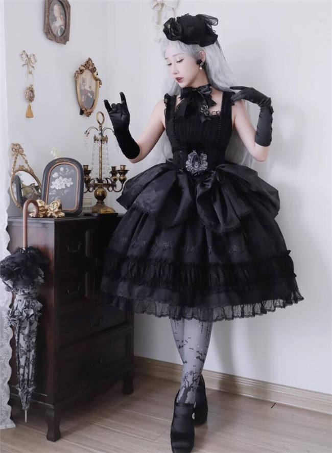 Moon River Spider Nest Gothic Lolita Dress