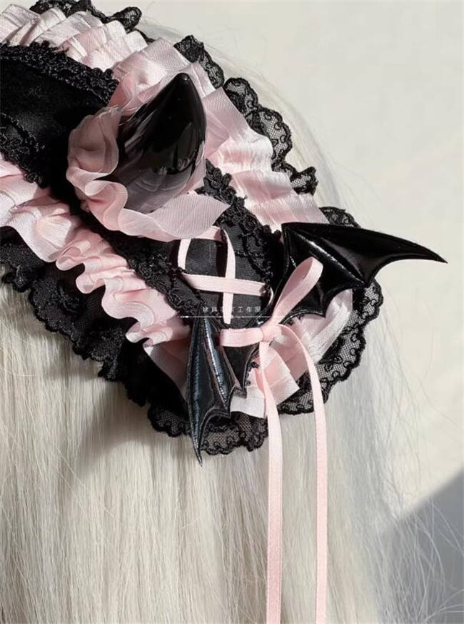 Demon Horn Headdress Lolita Headband
