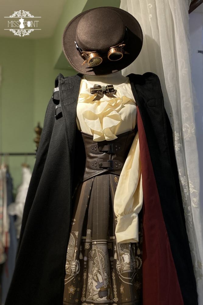 Miss Point ~ Demon Hunting Velvet Lolita Cape Long
