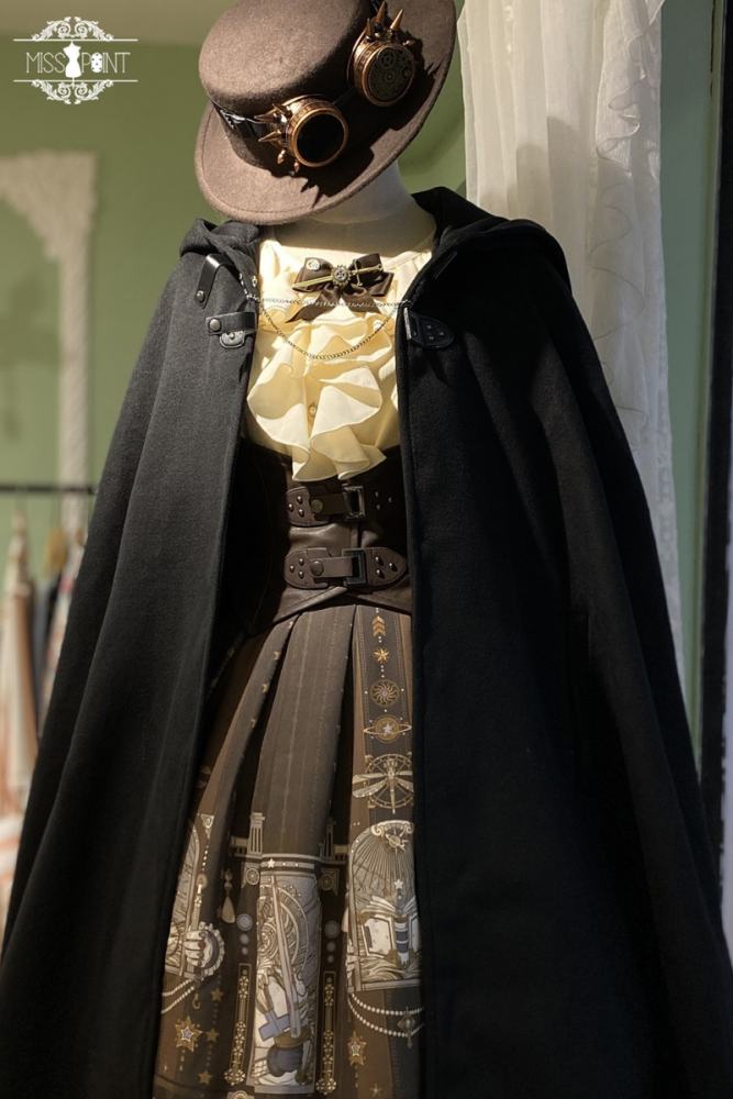 Miss Point ~ Demon Hunting Velvet Lolita Cape Long