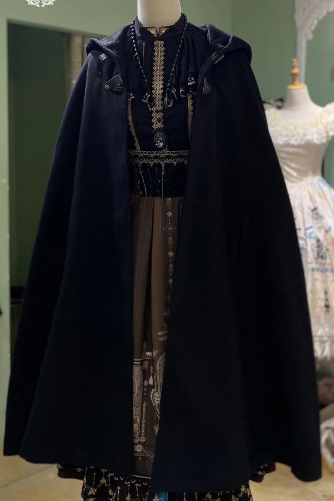 Miss Point ~ Demon Hunting Velvet Lolita Cape Long